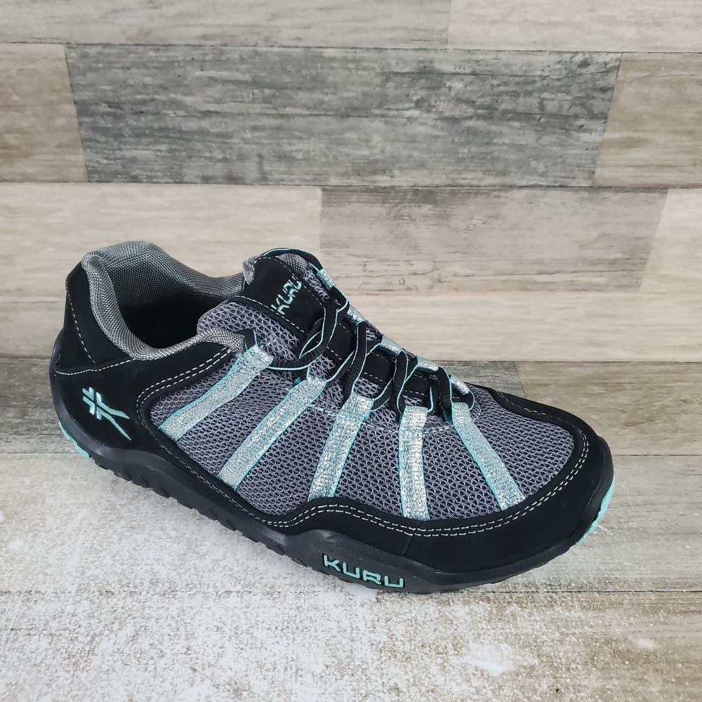 Kuru Chicane Womens Trail Hiking Shoes Sz 12 Wide Black Delirium Lace-Up Sneaker